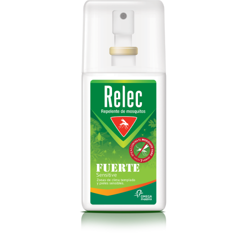 RELEC FUERTE SENSITIVE SPRAY REPELENTE MOSQUITOS 1 ENVASE 75 ML