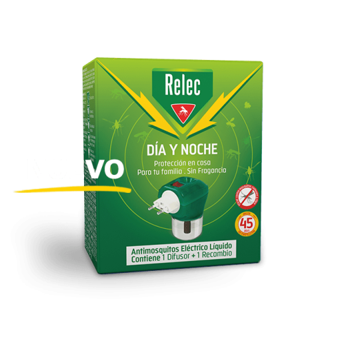 RELEC DIA Y NOCHE ANTIMOSQUITOS ELECTRICO LIQUIDO ON OFF 1 DIFUSOR  RECAMBIO