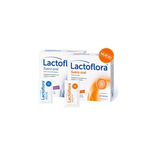 LACTOFLORA SUERO ORAL 6 SOBRES DUOCAM 6,58 G SABOR NARANJA