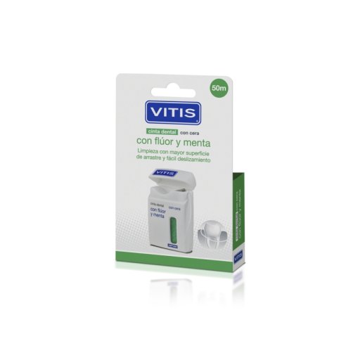 VITIS CINTA DENTAL CON FLUOR Y MENTA 50 M